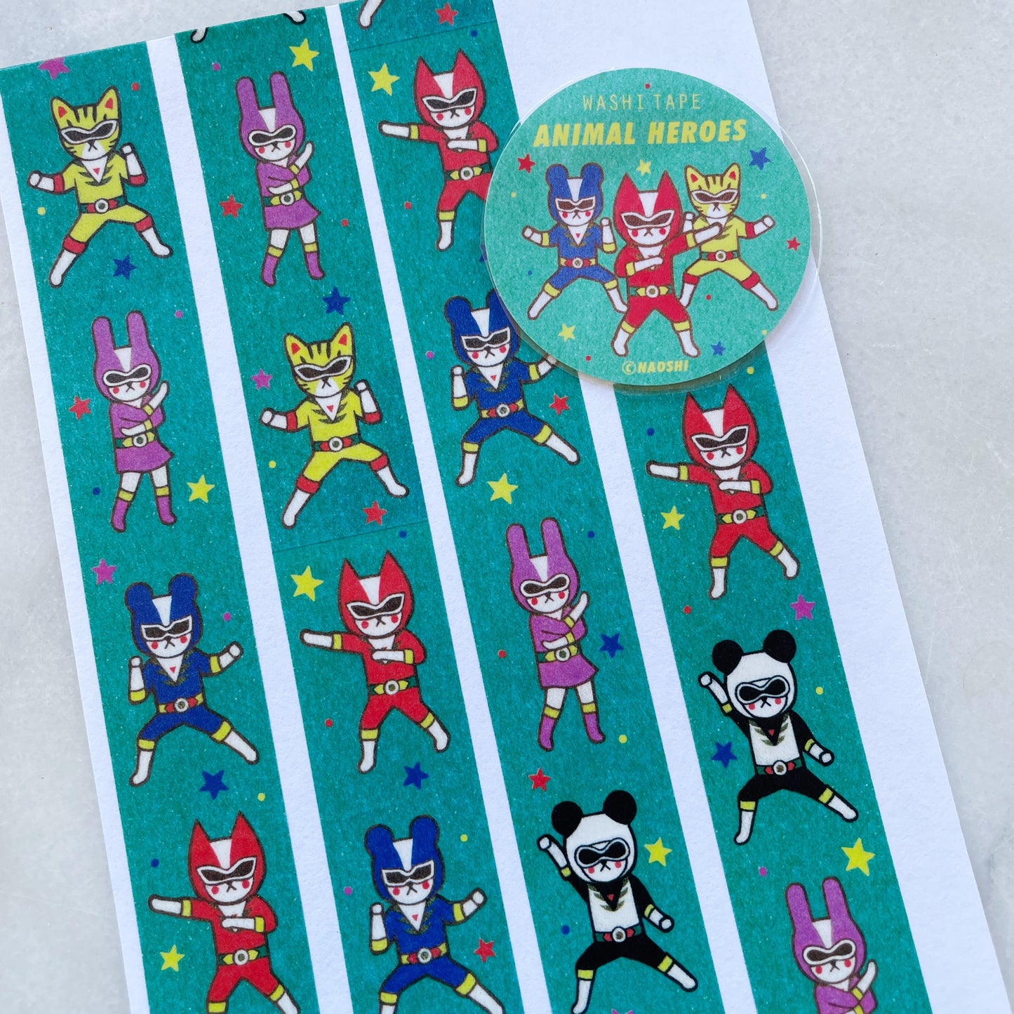 Naoshi Animal Heroes Washi w17