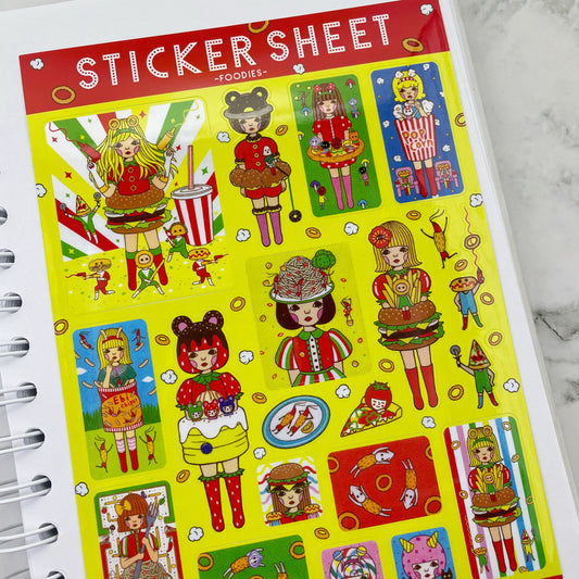 Naoshi Flower Foodies Sticker sheet B569