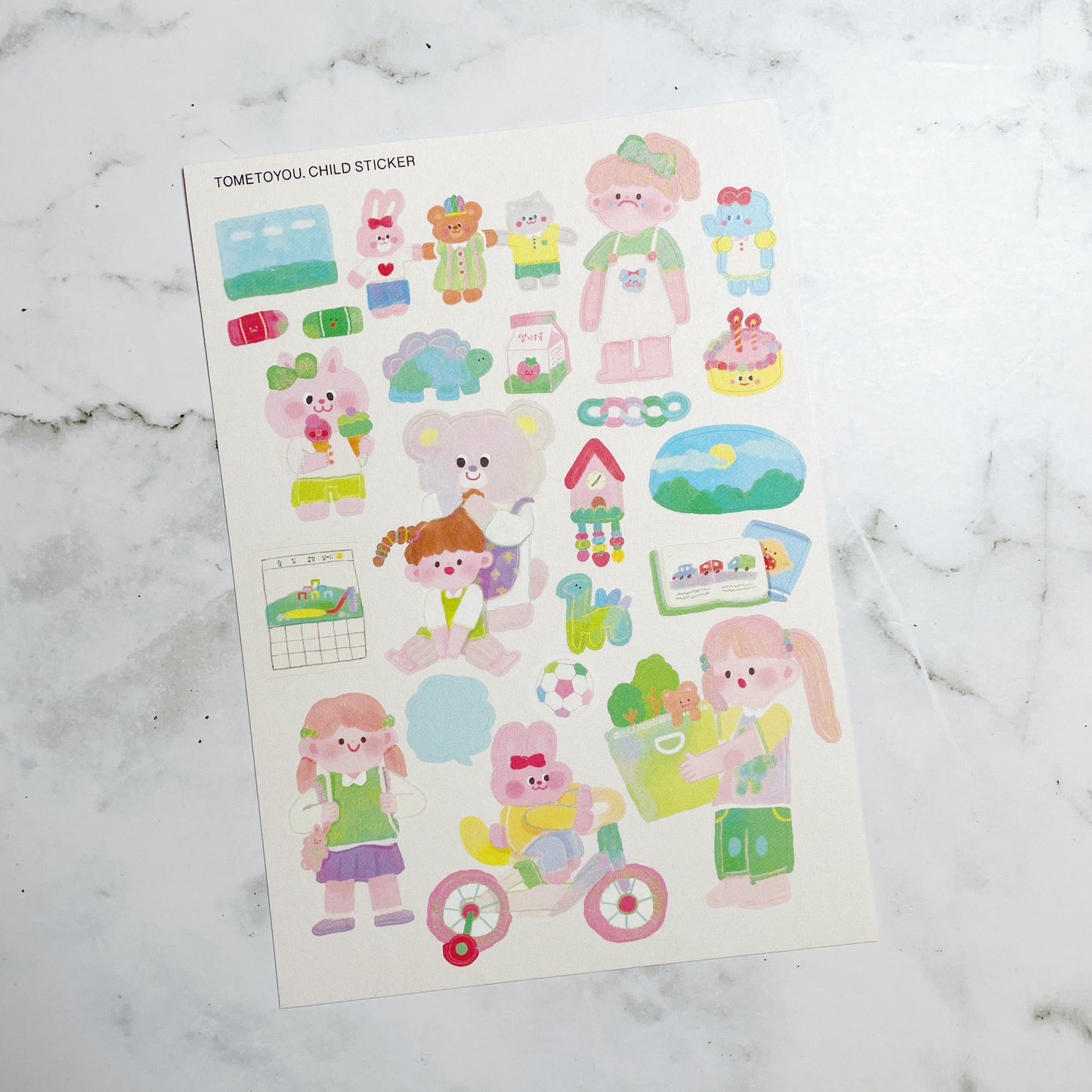 Tometoyou Child sticker B450