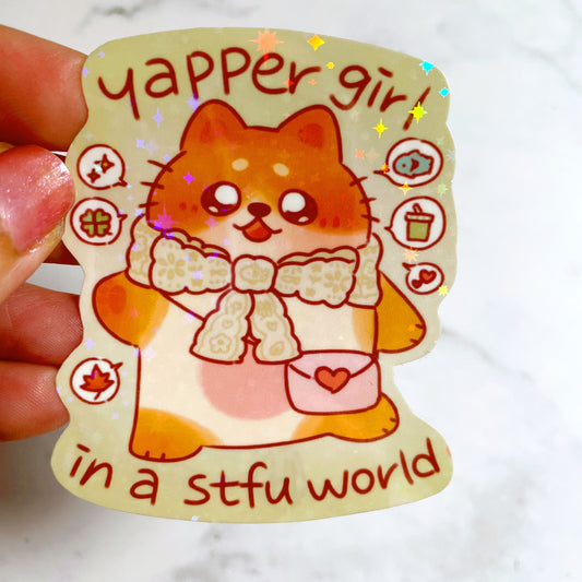 Cherry's Yapper Girl sticker z11