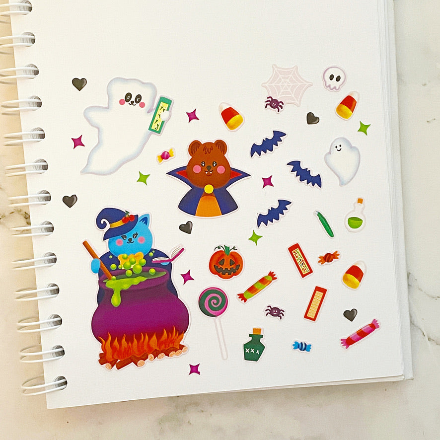 Wacky Halloween sticker