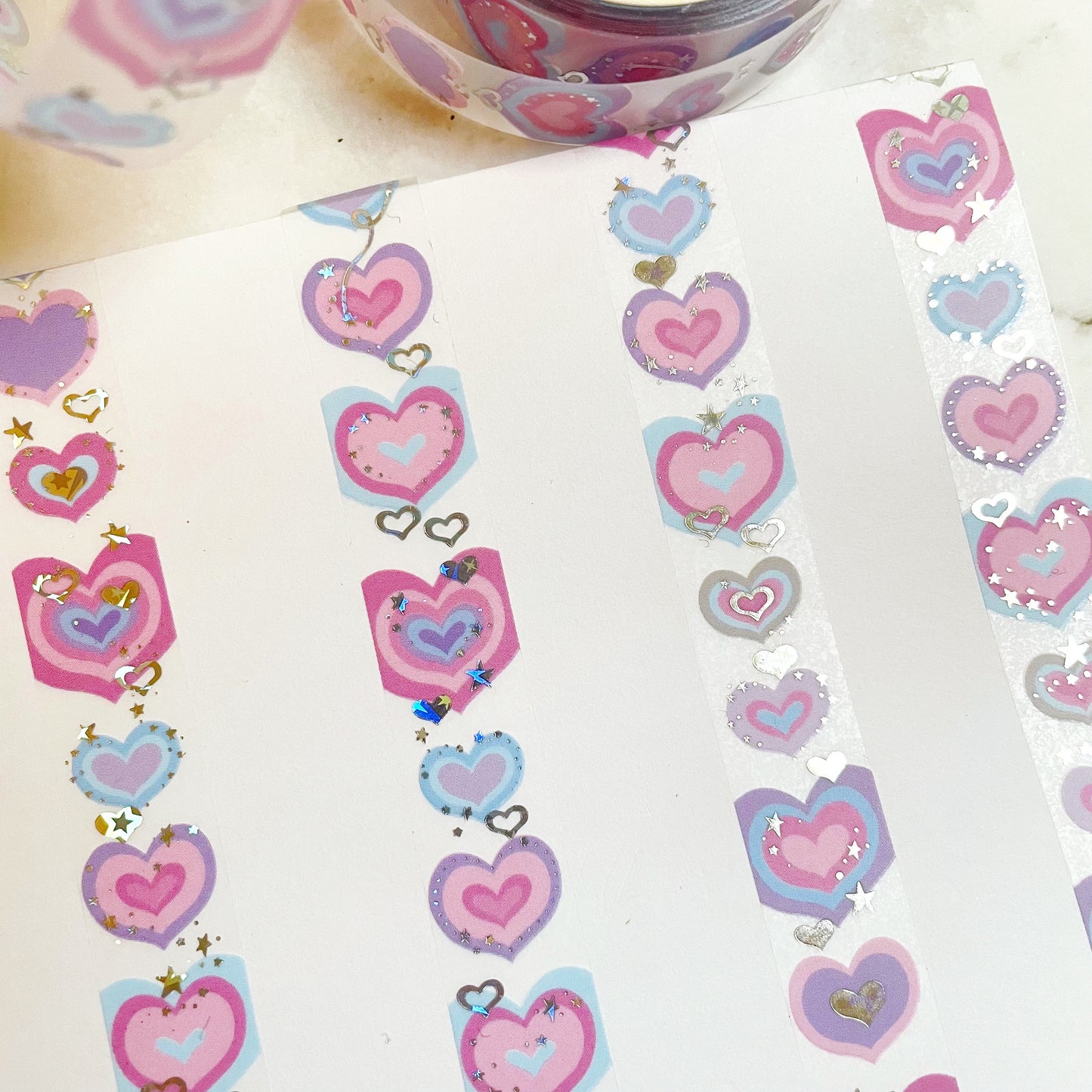 Thepuri Village twinkle heart tape roll w144