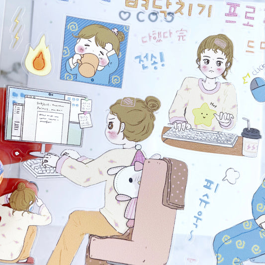 Co.o Work from Home sticker B498