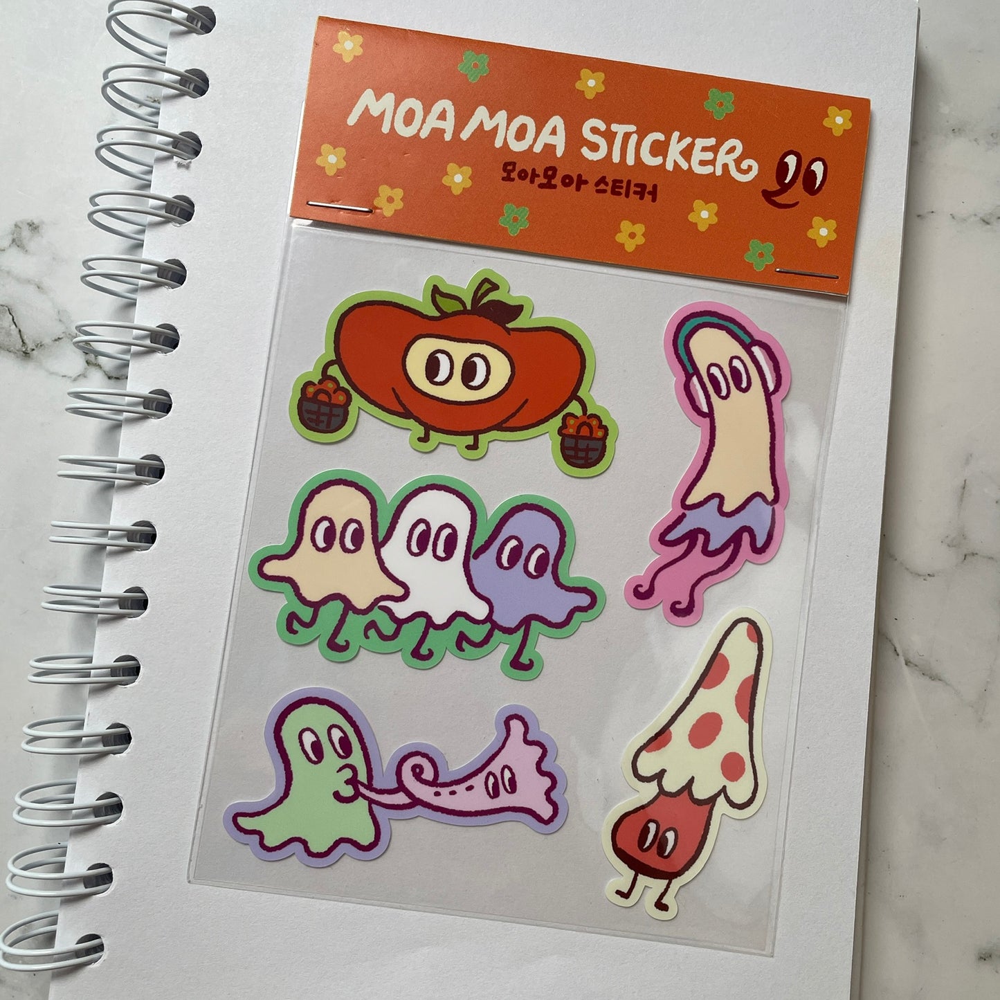 Nighty Night Ghost sticker B607