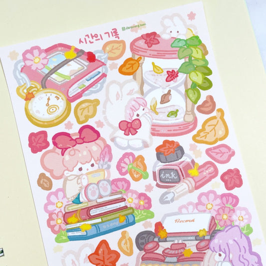 Danpoong.bom a record of time sticker b711