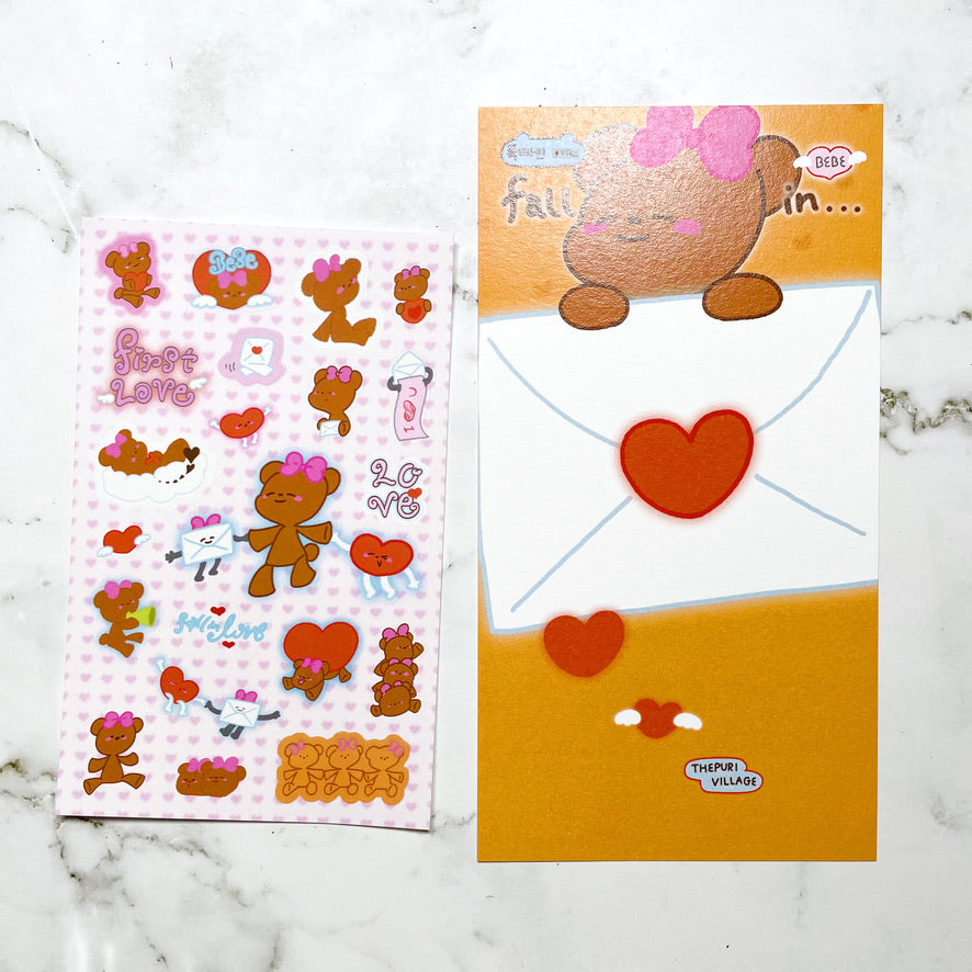 Thepuri Village Fall in Love sticker b186