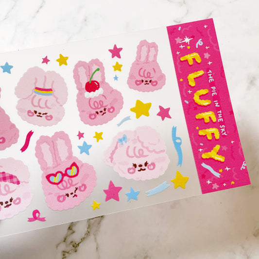 The Pie in the Sky Fluffy sticker b541