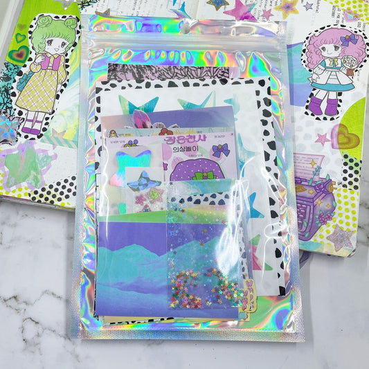 Wacky Mail Pop Junk Journal Scrap Pack
