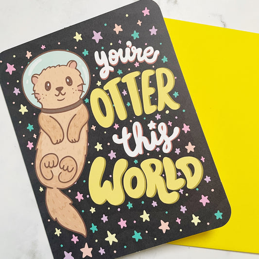 Turtle's Soup Otter this world card b445