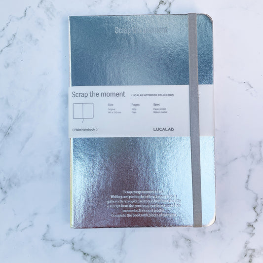 Lucalab Silver Scrap the Moment notebook