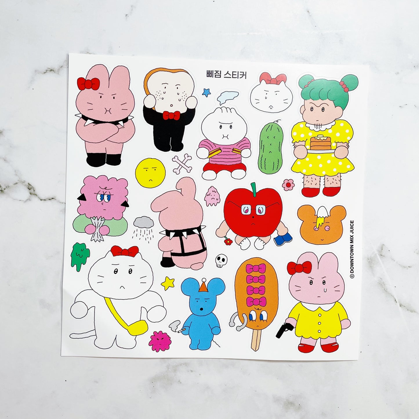 Downtown Mix Juice Beep sticker b343