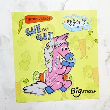 Thepuri Village Horse Big sticker b819