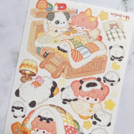 Danpoong.bom Sleepy Time sticker b527