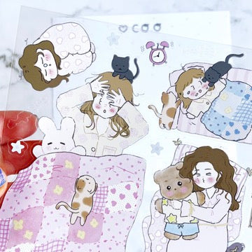 Co.o In bed sticker B499