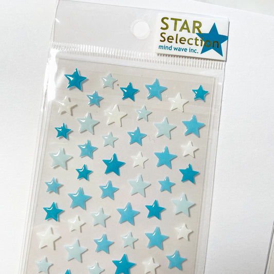 Mindwave Epoxy Blue Star stickers A570