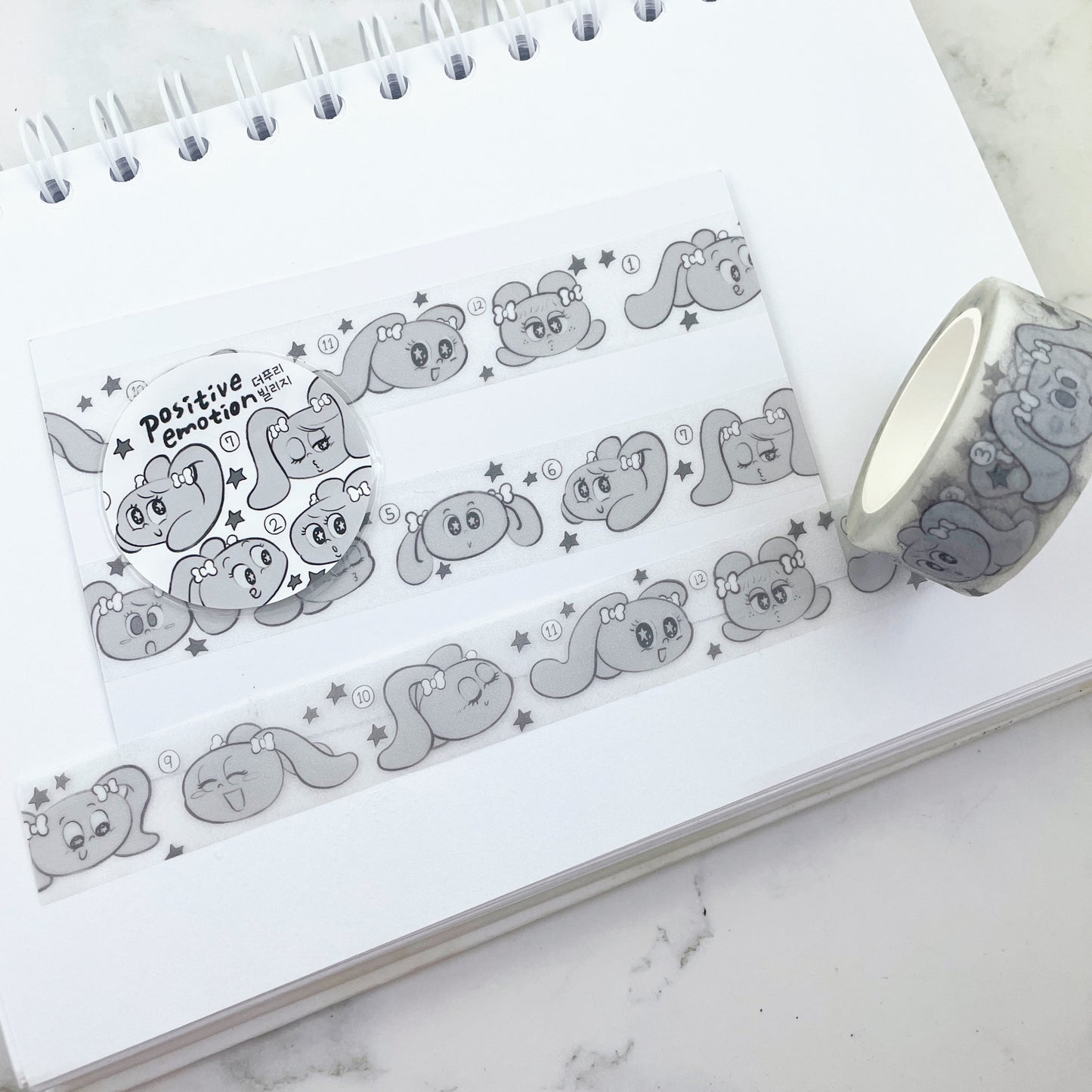 Thepuri Village Positive emotion sparkle tape w189