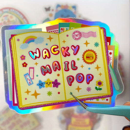 Wacky Mail Pop Journal Sticker