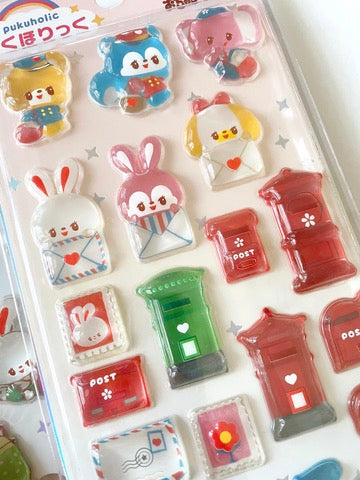 Rainbowholic x Ochame Friends 3D Sticker Air Mail