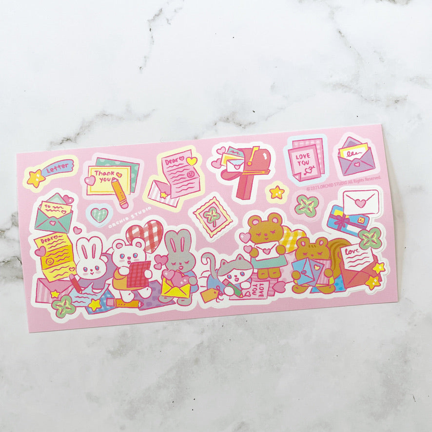 Orchid Studio Love Letters sticker B575