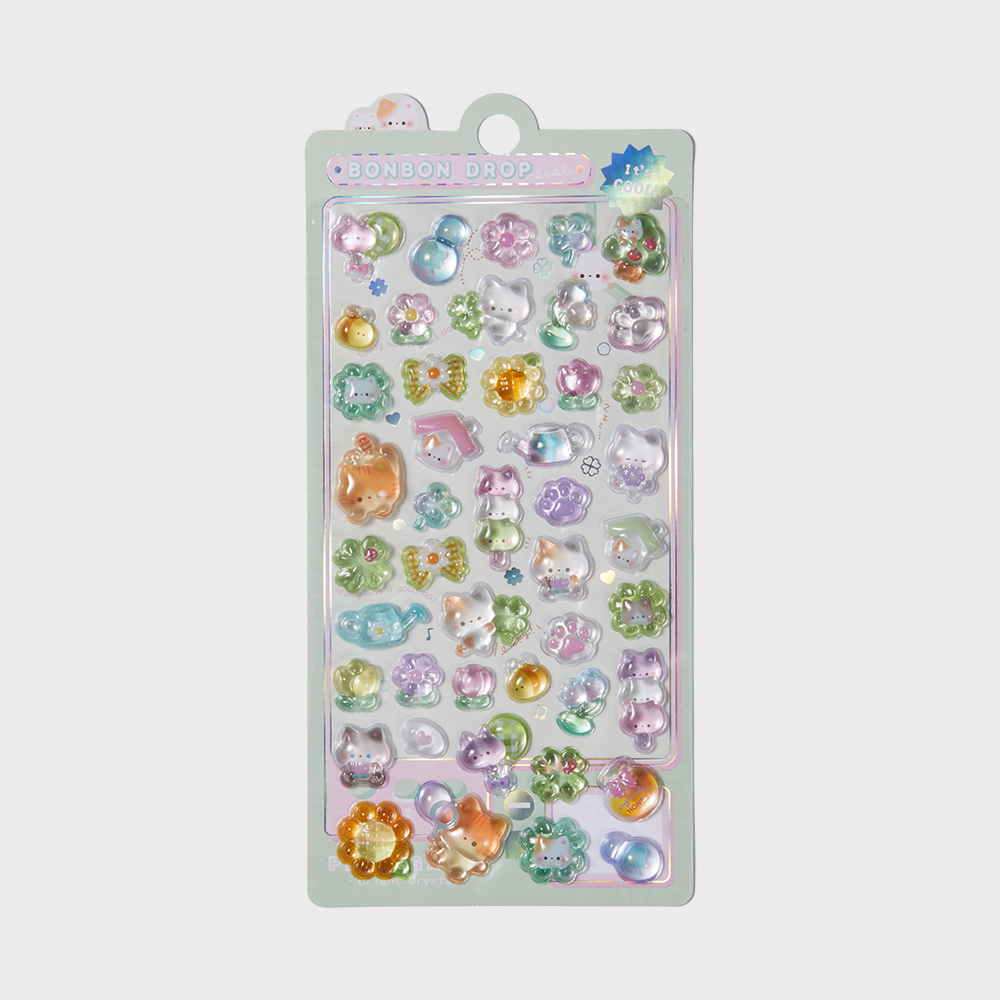 Bon Bon Drop stickers Cat's Clover B610