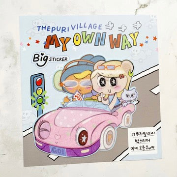 Thepuri Village Driving Big sticker b822
