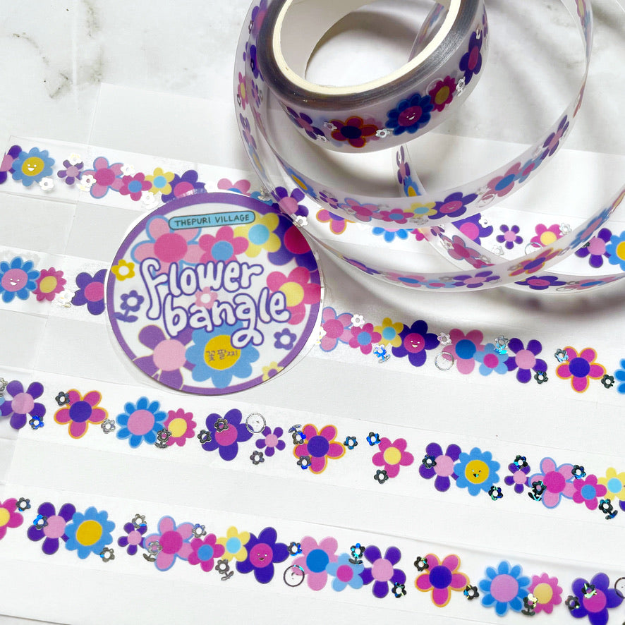 Thepuri Village Flower tape w183