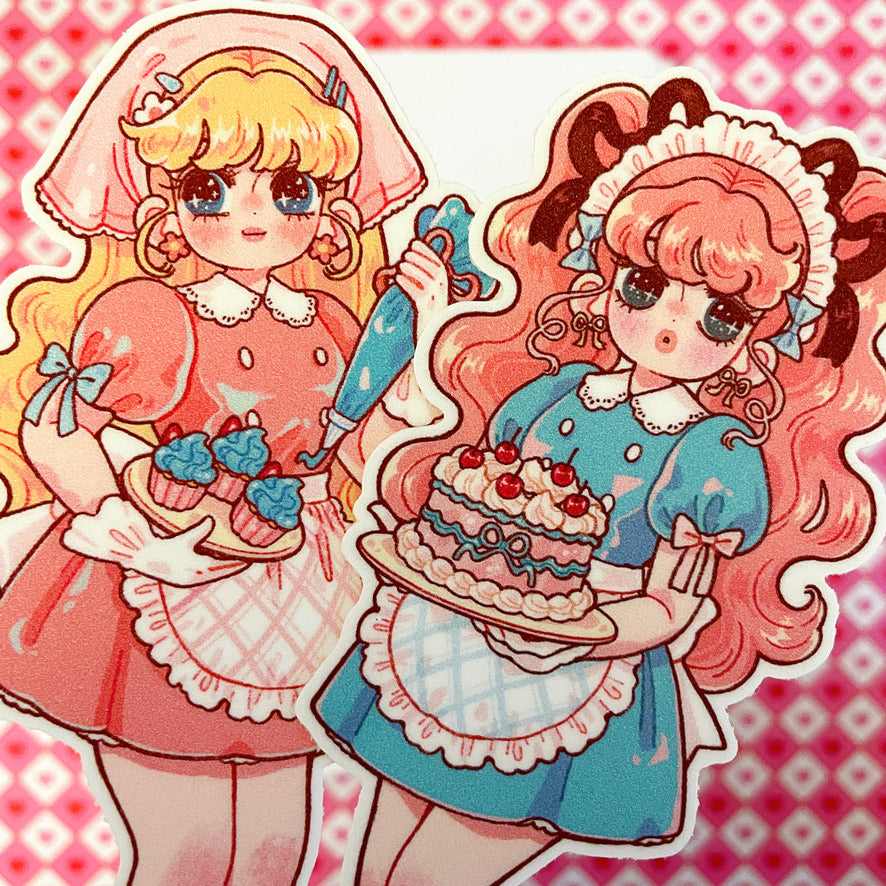 Natsuput Cake Shop Girls sticker set b669