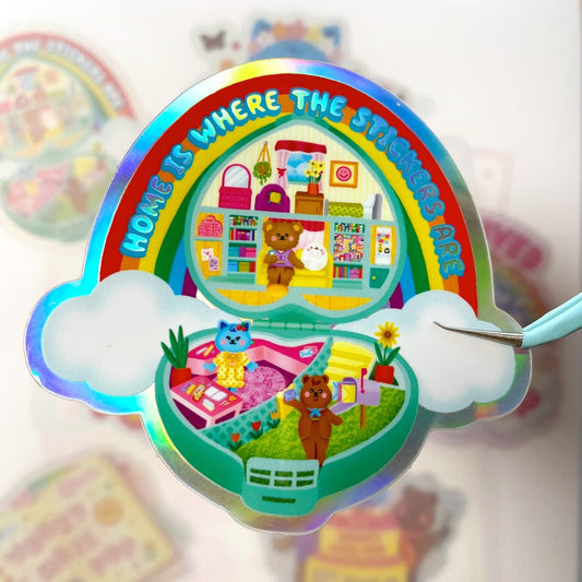 Wacky Mail Pop Home is Where the Stickers Are