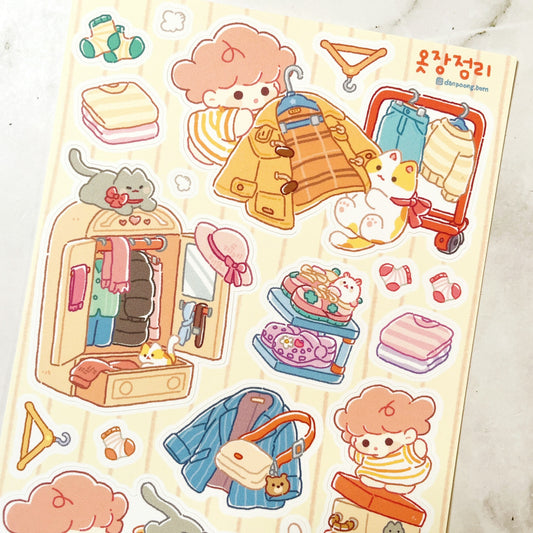 Danpoong.bom in my closet sticker b533