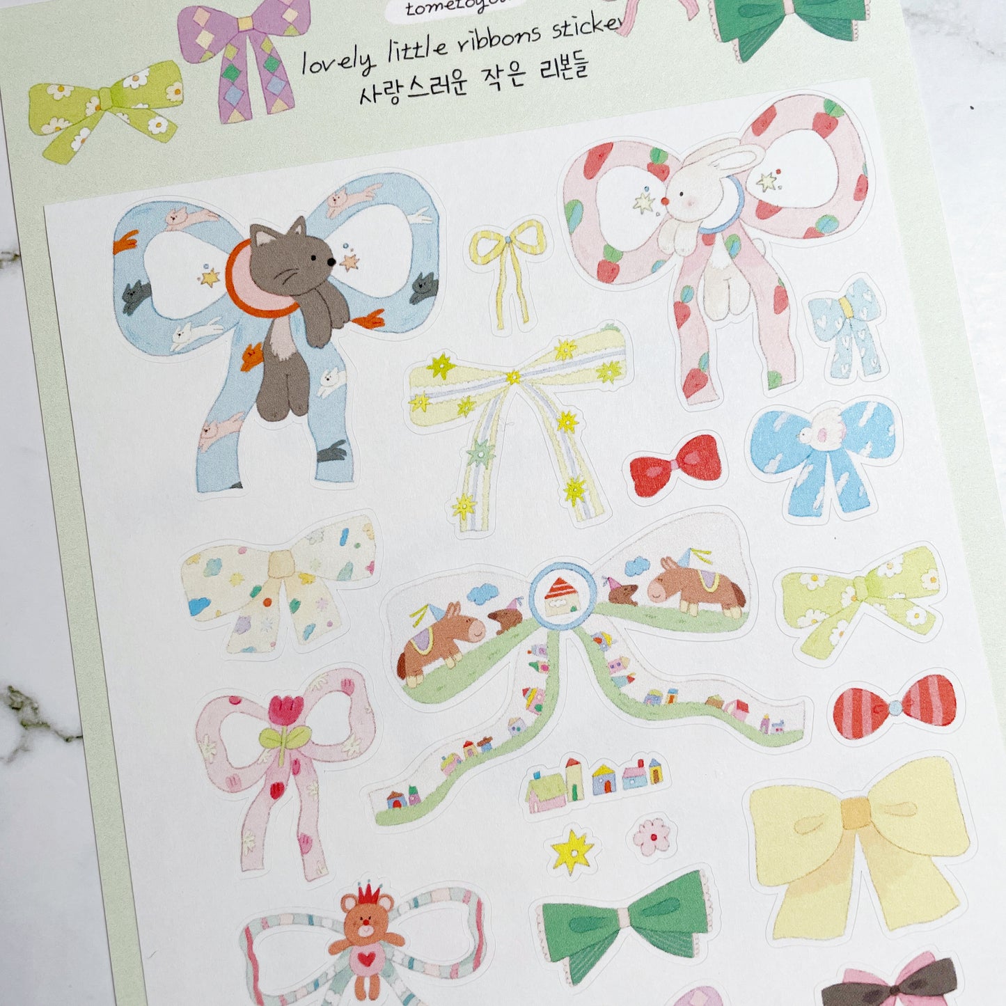 Tometoyou Ribbons sticker B455