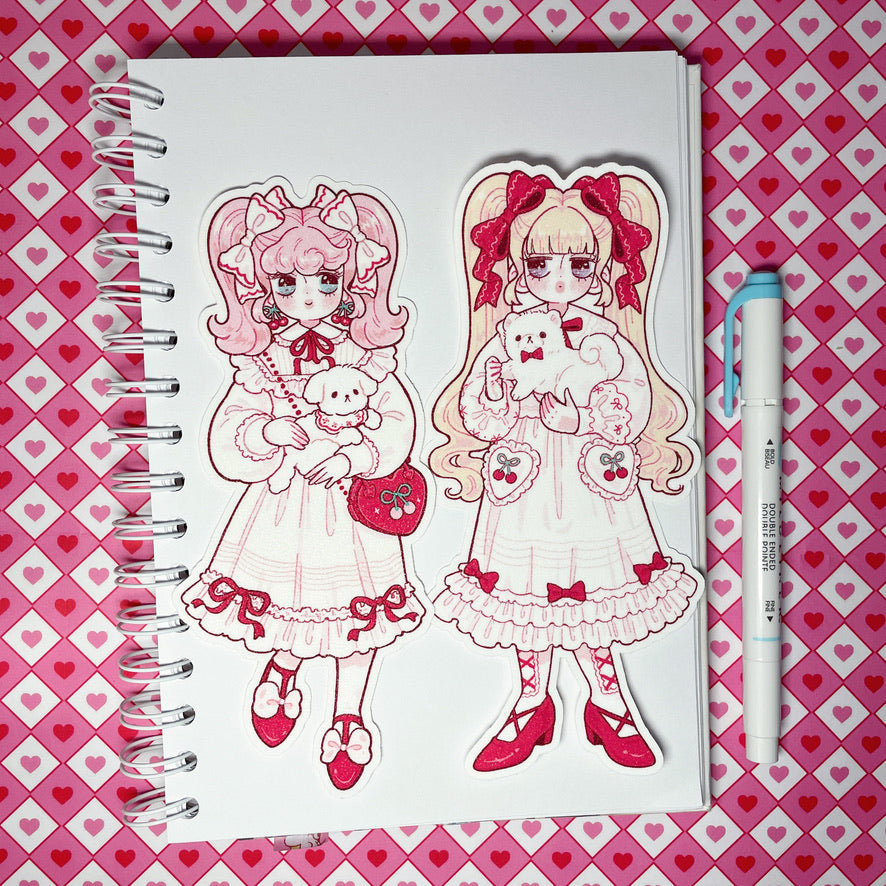 Natsuput Giant Lolita sticker set b671