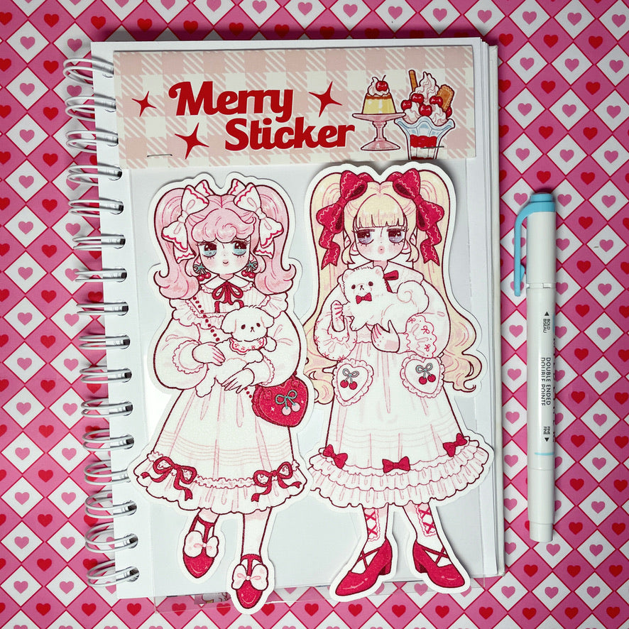 Natsuput Giant Lolita sticker set b671