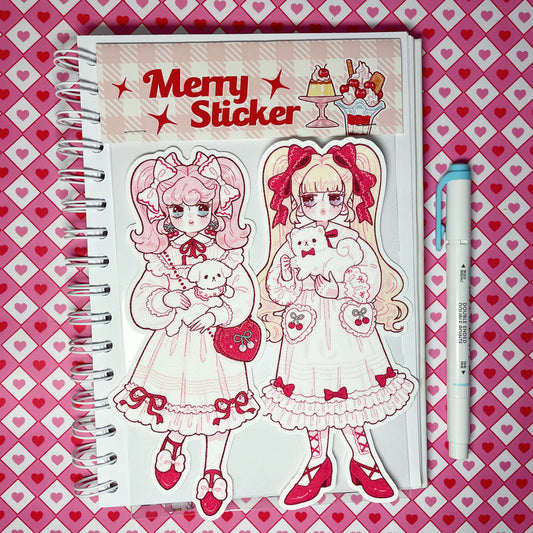 Natsuput Giant Lolita sticker set b671