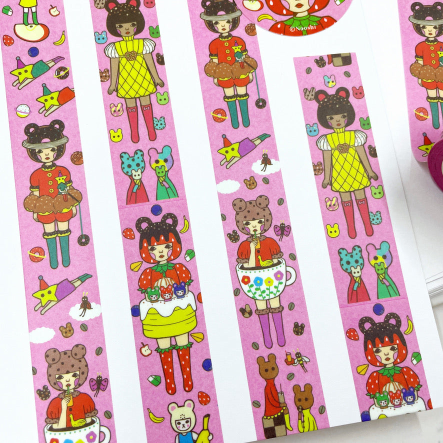 Naoshi Beary Sweet Washi w186