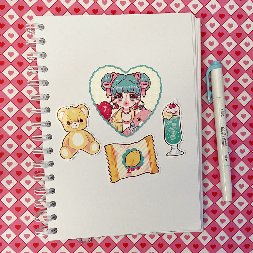 Natsuput Lemon sticker pack b660