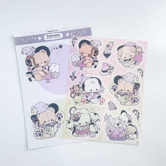 Atelier by Jo Enchanted large washi sticker sheet b846