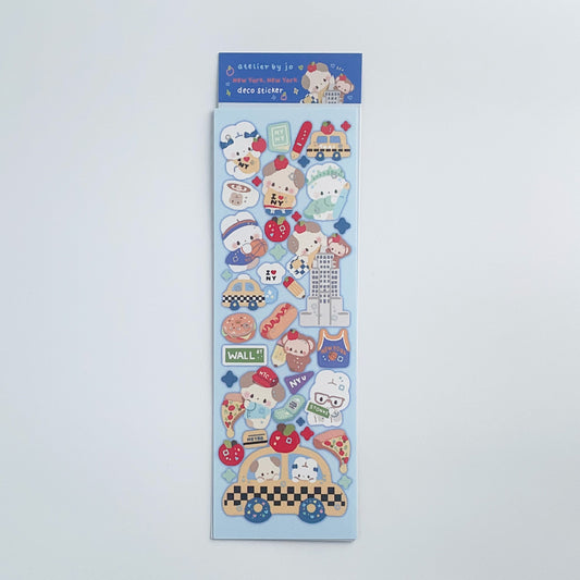 Atelier by Jo New York Deco Sticker Sheet B847