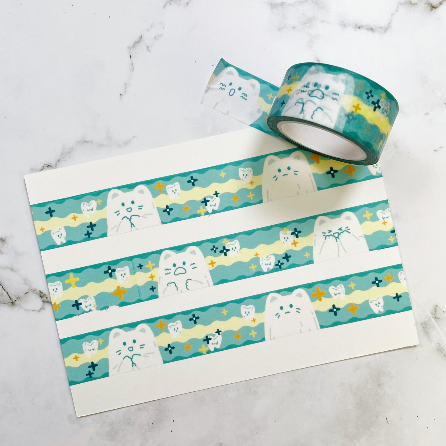 Sulgi Sulgi Ghost Cat washi tape W48