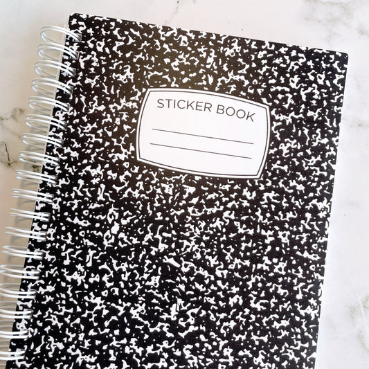 Reusable Sticker Composition Book