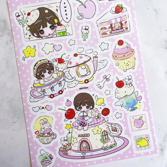 I'm Toki Sweet cafe sticker B779