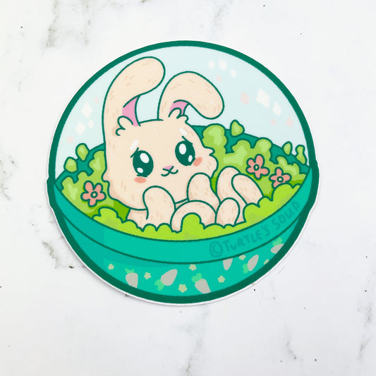 Turtle's Soup Bunny Gacha Vinyl Sticker ts20