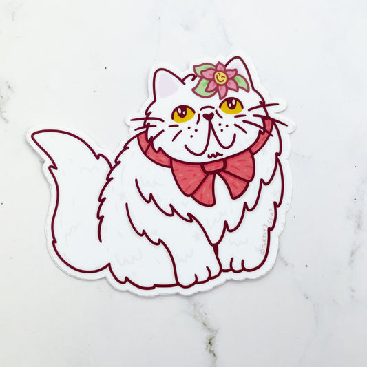 Turtle's Soup Sassy Cat Vinyl Sticker ts19