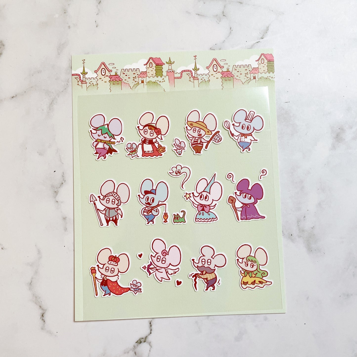 Nighty Night Mice sticker B602