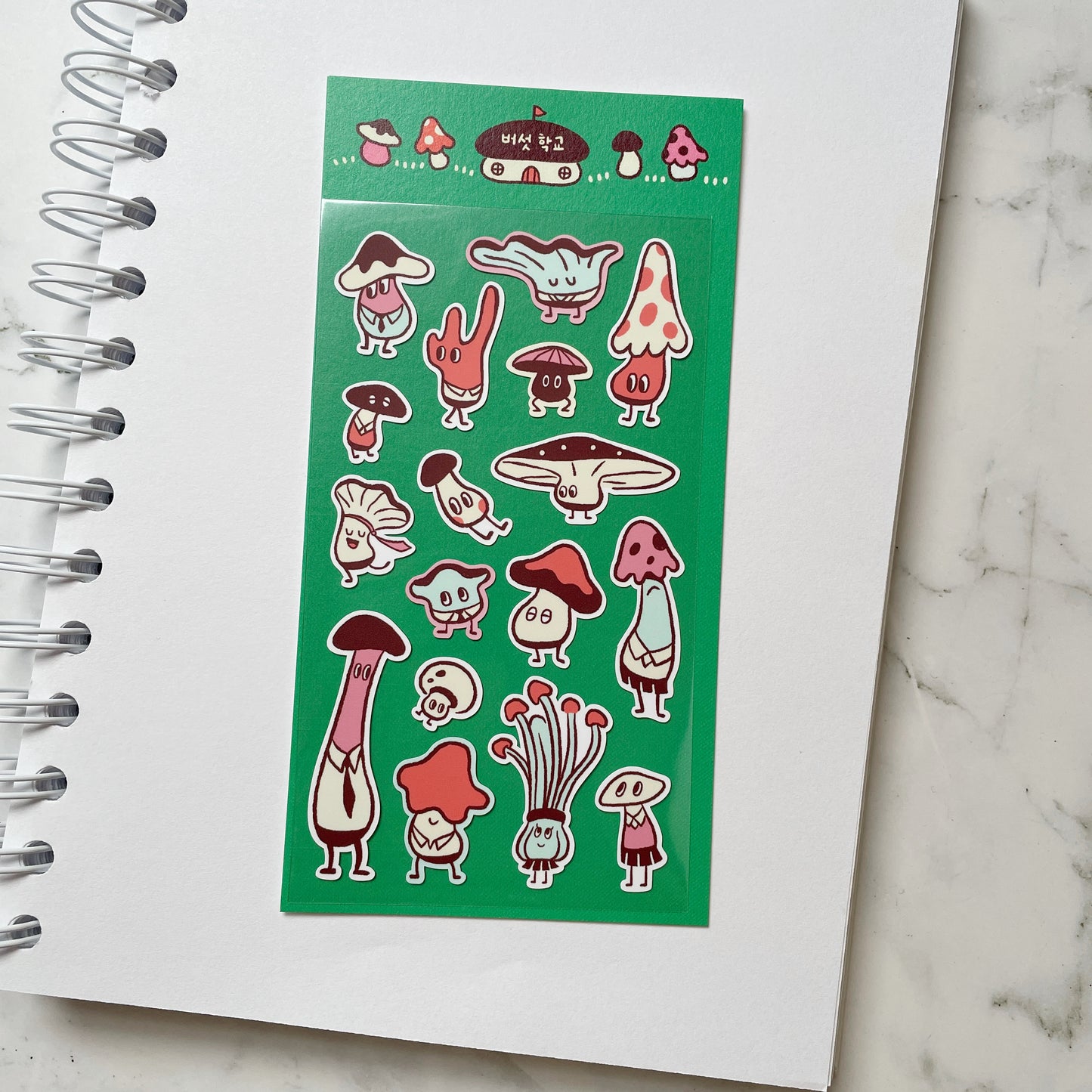 Nighty Night Funny Mushrooms sticker b601