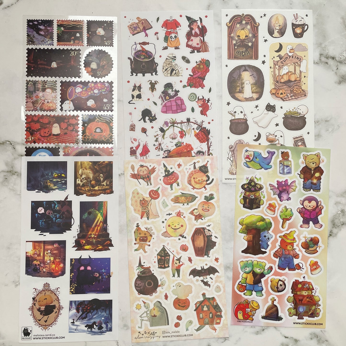 2025 12 Nights of STICKII Halloween Advent Calendar H1