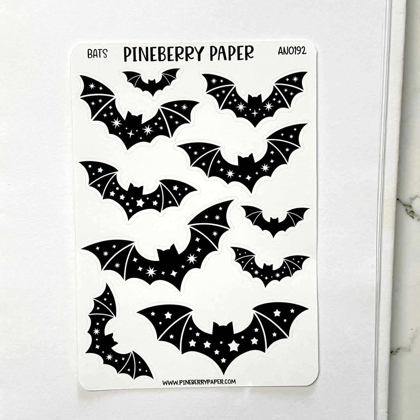 Pineberry Paper Bats sticker H46