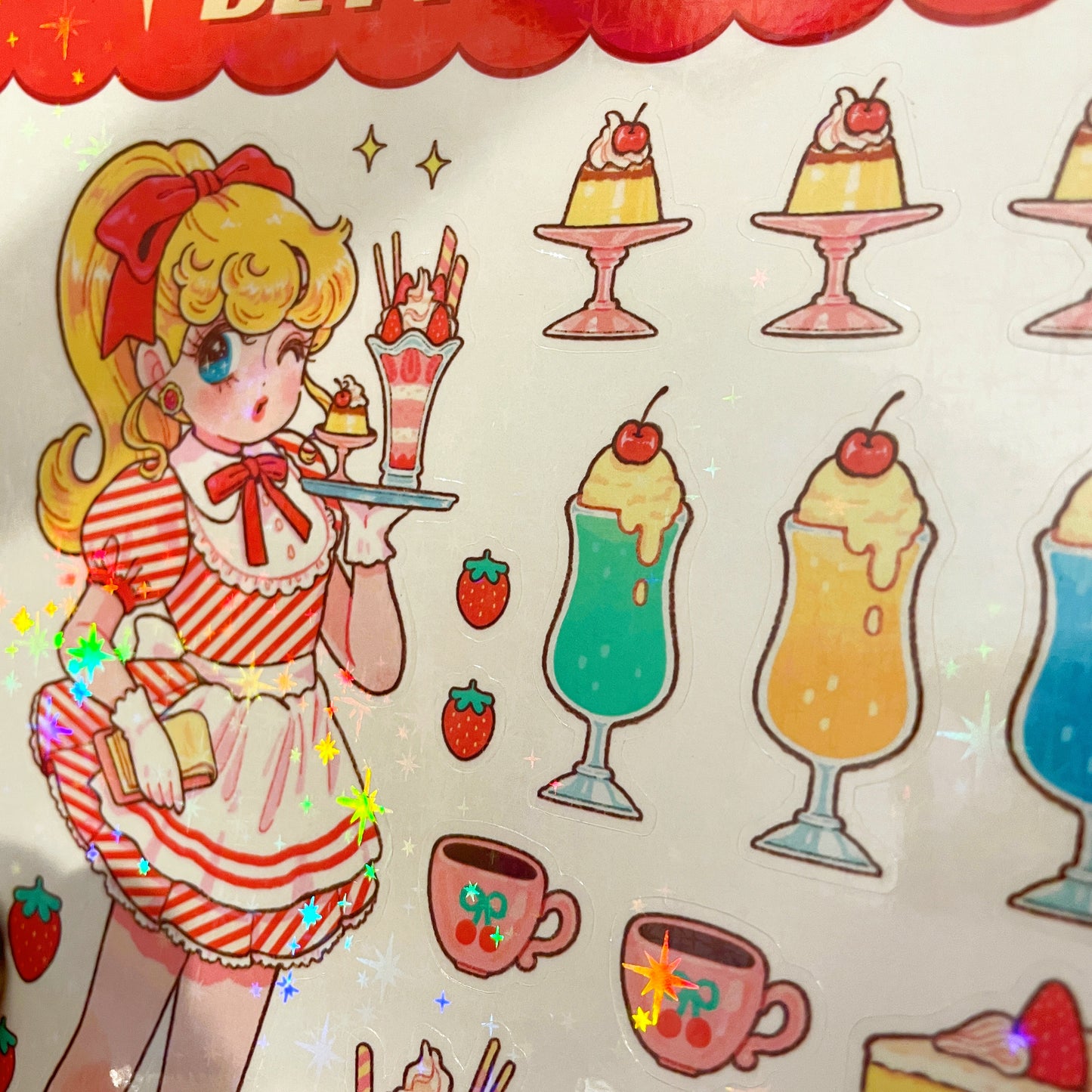 Natsuput Betty Kissa Large sticker b675