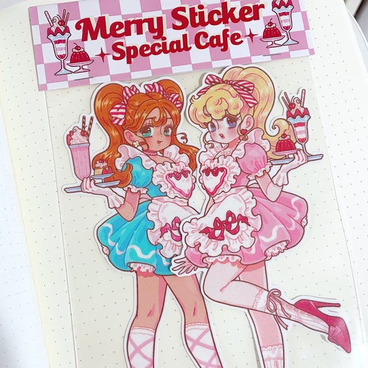 Natsuput Special Cafe Girls Doll Stickers