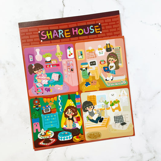 Dingamart Share House sticker A202