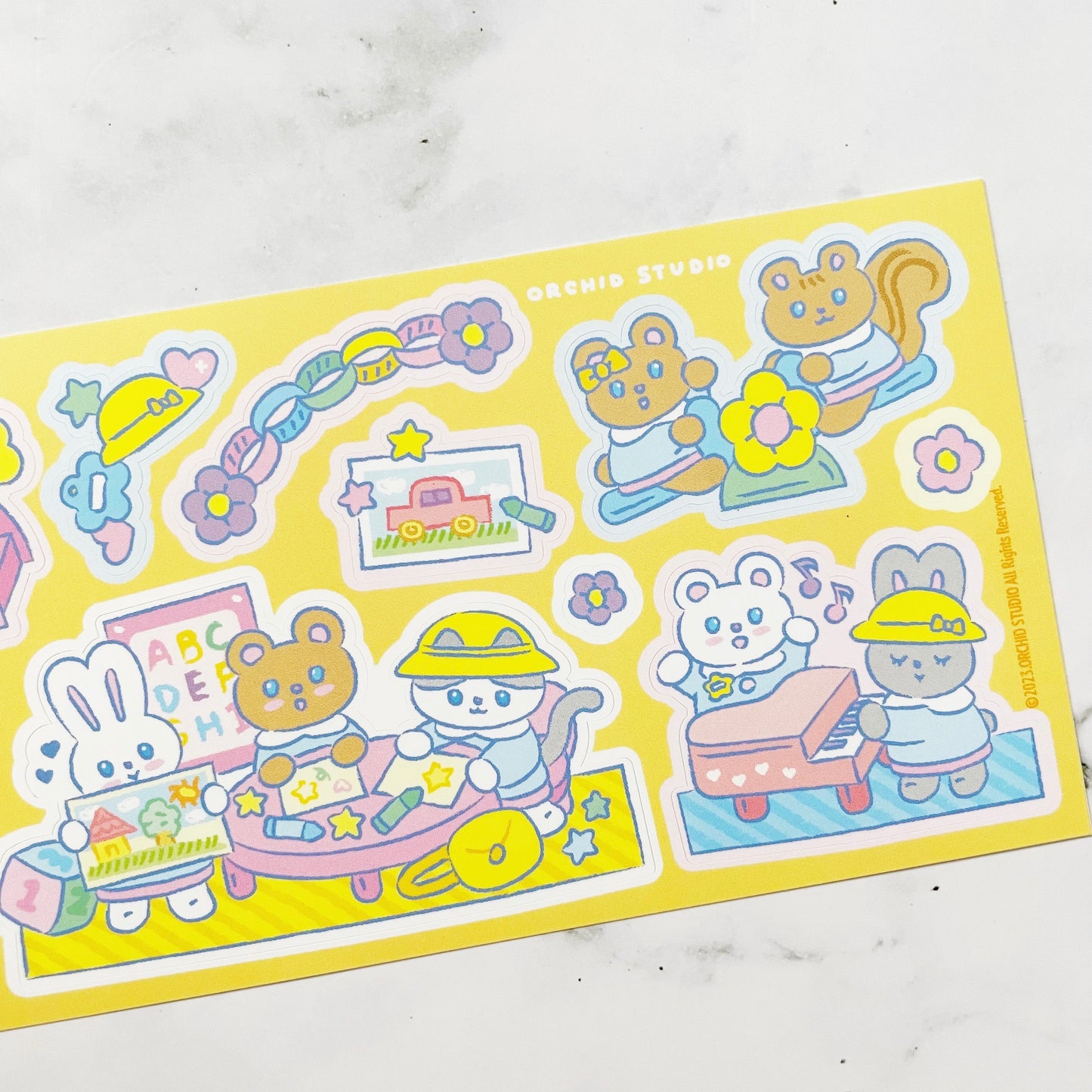 Orchid Studio Kindergarten sticker A208